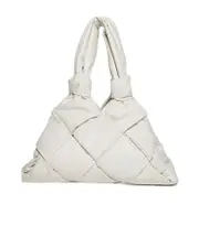 Bottega Veneta Padded Lock Tote Bag One size white