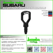 Boomba Racing for SUBARU DIP STICK HANDLE Blue Anodize