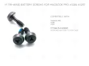 3 x Genuine Screws for MACBOOK PRO A1286 A1297 Battery Screw Parts Y1 Tri-wing