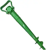 Adjustable Beach Umbrella Anchor Spike Green Outdoor Umbrella Holder for Sand Garden Patio Use Easy Installation for Sunshade Stability Suitable for Fishing Poles and Beach