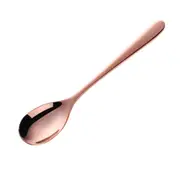2Pcs Short Handle Stainless Steel Ice Spoonful Kitchen Cold Drink Fruit Mixing Spoons Coffee Ice Cream Small Dessert Scoop