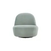 Chicago Swivel Relaxing Accent Lounge Chair - Creme