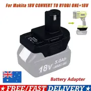 For Makita Convert to Ryobi 18V Li-ion Battery Adapter Connectors Cordless Tool