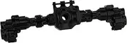 1/10 Front and Rear Axle Set for TRX-4 1/10 RC Metal Upgrade Parts Aluminum Portal Fr&on&t Middle Rear Axle Housing Upgrade Parts RC Car Accessories(Black Middle Axle 1p)