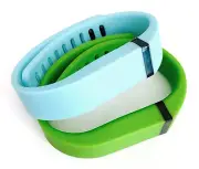 2 large LIGHTBLUE, Lime GREEN for FitBit FLEX Wristband With Clasp (NO TRACKER)
