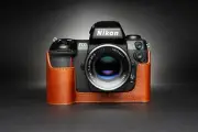 Genuine Real Leather Half Camera Case Bag Cover for Nikon f100 Film Camera