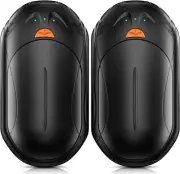 Rechargeable Hand Warmers 6000mAh - 20Hrs Heat, Portable 2 Pack Gift Set