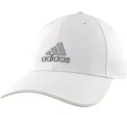 NEW! adidas Men's Decision Structured Golf/Pickleball Hat-White/ Grey #5144152
