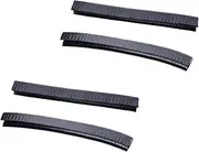 GANAZONO 2Pairs Skateboard Deck Guards Collision Bumper Strips Durable Protection for Beginners Heat Resistant Skateboard Protector