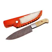 Handmade Damascus Meat Knife Professional Cooking Knife AMK017