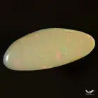 3.35 ct Australian Boulder Opal Solid Polished White Red Pendant Stone #5.29