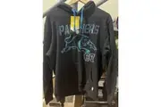 NRL PENRITH PANTHERS JUMPER BLACK AND BLUE - SIZE L