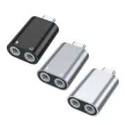 MultiDevice Music Connectors, USB C to Double 3.5mm Adapter for Tablets Laptops