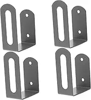 jojofuny 4pcs Wall Mounted Keyboard Rack Easy Installation Keyboard Mount for Gaming Space Saving Wall Shelf Storage for Clutter Setup