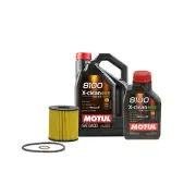 6L Motul 8100 XCLEAN EFE 5W30 WIX XP Filter Motor Oil Change Kit API SN For Mini (for: Mini)
