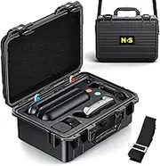 FYOUNG Ultra Hard Carrying Case for Nintendo Switch 2/Switch 1/OLED Console and Controller, All in one Travel Storage for Pro Controller & More Switch Accessories, Portable Waterproof Bag