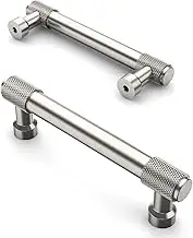 Asidrama 10 Pack 3.75 Inch(96mm) Brushed Satin Nickel Cabinet Pulls Cabinet Handles Cupboard Handles Kitchen Cabinet Hardware for Cupboard Drawer Pulls