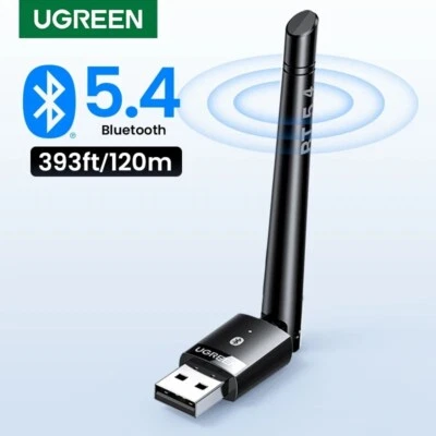 UGREEN USB Bluetooth 5.4 Adapter 120M Audio Wireless Receiver Dongle For PC