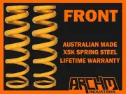 40mm RAISED FRONT HD TAPERED COIL SPRINGS FOR NISSAN NAVARA NP300 D23 15-ON (for: Nissan)