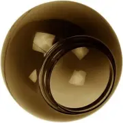 KastLite 6" Bronze Acrylic Lamp Post Globe | 3.14" Screw Neck
