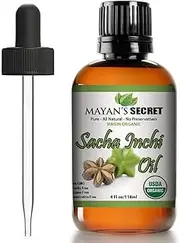 Sacha Inchi Oil - Virgin Organic, Omega-3-6-9 Extraodinarily high antioxidant properties for anti-aging Skin