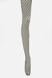 Plus Size Wide Fishnet Tights