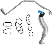 Turbocharger Oil Feed Line & Oil Return Line & Gasket Seals Set Fit for Mini Cooper R55 R56 R57 R58 R59, for R60 Countrymanm, for R61 Paceman 2007-2018# 11658617069 11657534455 11657534454