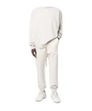 Fear Of God Straight-Leg Drawstring Track Pants XL White