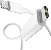 [Apple MFi Certified] Apple Lightning to HDMI Cable Adapter for iPhone to TV, 1080P Lightning to Digital AV Adapter Sync Screen Connector for iPhone 14 13 12 11 Pro Max XS XR X to TV Projector Monitor