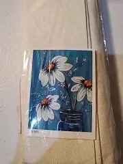 Paint By Number Kit DIY Acrylic Painting On Canvas Flower Art Wall Decor Daisies