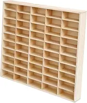 Amagogo 1/64 Car Display Shelf Cars Wheels Display Case, Wall Mounted Showcase Figures Display Shelf for Mini Dolls Collection Store, 50 grids