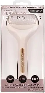 Finishing Touch Flawless Ice Roller - Gel Rolling Head - Lightweight & Ergonomic Grip Handle - No Redness, Puffiness, or Irritation - Ideal for Use on your Face, Neck, & Body - Cold Therapy