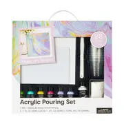 28 Piece Acrylic Pouring Set - Pastel