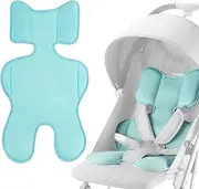 Universal Baby Stroller Liner 3D Mesh Cool Seat Pad Mat Breathable Pram Pushchair Car Seat Cushion Insert Thicken Sponged Baby Body Support Cushion Pad Mattress for Stroller, Baby Chair & Car Seat