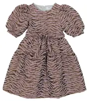 [Paade Mode] Paade Mode Metallic jacquard dress Y 6 pink