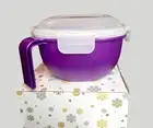 Lock N Lock Purple 1.1 Qt (34 Oz) Container Mug New Open Box