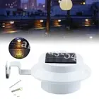 3 LED Security Gutter Lights Solar Powered Wall Lights Outdoor Garden Door Fence