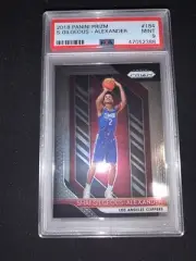 2018-19 Panini PRIZM #184 Shai Gilgeous-Alexander rookie card PSA 9 OKC 388
