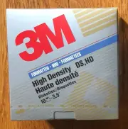 3M 3.5 Inch DS HD Double Sided High Density Floppy Diskettes box of 10 sealed