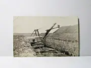 Postcard Wilton ND Excavation Heavy Equipment The Big Shovel Truax Traer Mine