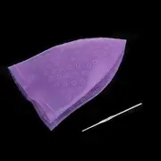 Labymos Uni Professional Reusable Salon Highlighting Dye Frosting Cap Ha Coloring with Metal Hook