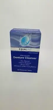 Equaline Effervescent Denture Cleanser 90 Tablets Compare To Efferdent