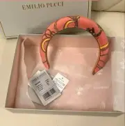 Emilio Pucci Headband Stylish Hair Accessories Pink JAPAN NEW