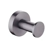 Lucid Pin Series Gun Metal Grey Robe Hook