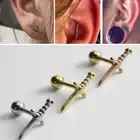 Lip Helix Cartilage Earrings Conch Lobe Tragus Dagger Ear Studs Piercing