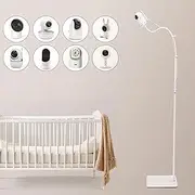 GOOZIE Baby Monitor Floor Stand Holder Compatible with Most Universal Camera Models Babysense, Boifun, Eufy, ieGeek, nannio, Hello Baby Monitor Stand Adjustable Height Baby Monitor Mount