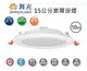 可超取【燈王的店】舞光 LED 16W 索爾崁燈 LED-15DOP16 崁入孔15公分 三種色溫 保固兩年