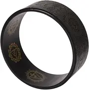 RETROGOO 2 PCS Yoga Wheel Back Wheel Yoga Roller Cork PU for Stretch Flexibility Backbends Deepen Yoga Poses Backbends
