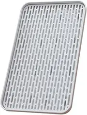 SOLUSTRE Double Bottle Drying Rack Efficient Drain Rack for Bottles Cups Mugs Space Saving Design with Quick Drainage Tray Non Slip Stable for Kitchen Use