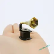 1:12 Scale Vintage Phonograph Gramophone Model Scene Props for 6" Action Figure